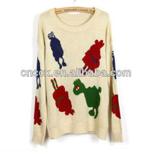 13STC5355 pullover crewneck ladies christmas sweaters